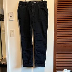 Carhartt Women's Dark Blue Fleece-lined Jeans